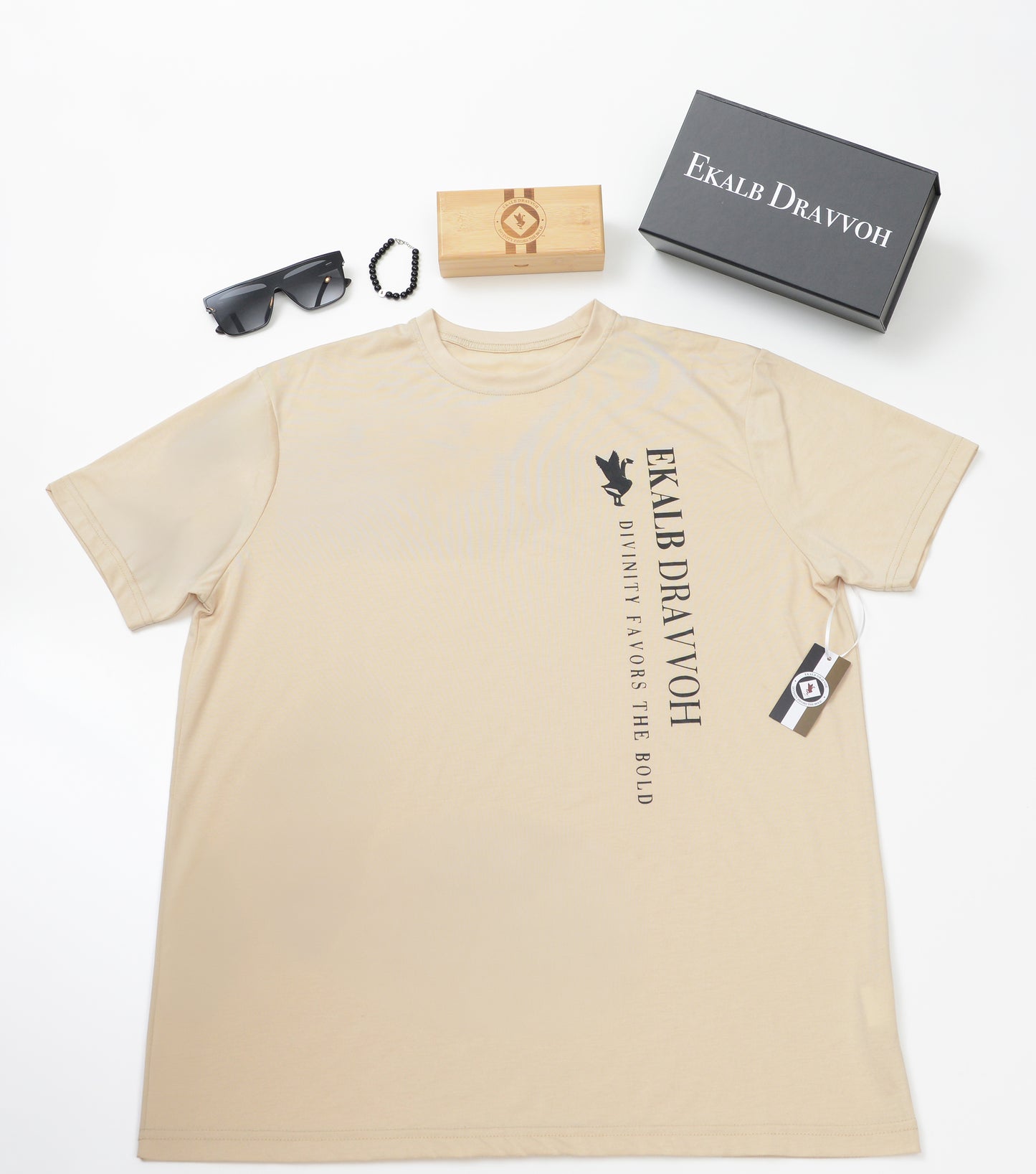 Divinity Favors The Bold Graphic Tee Set